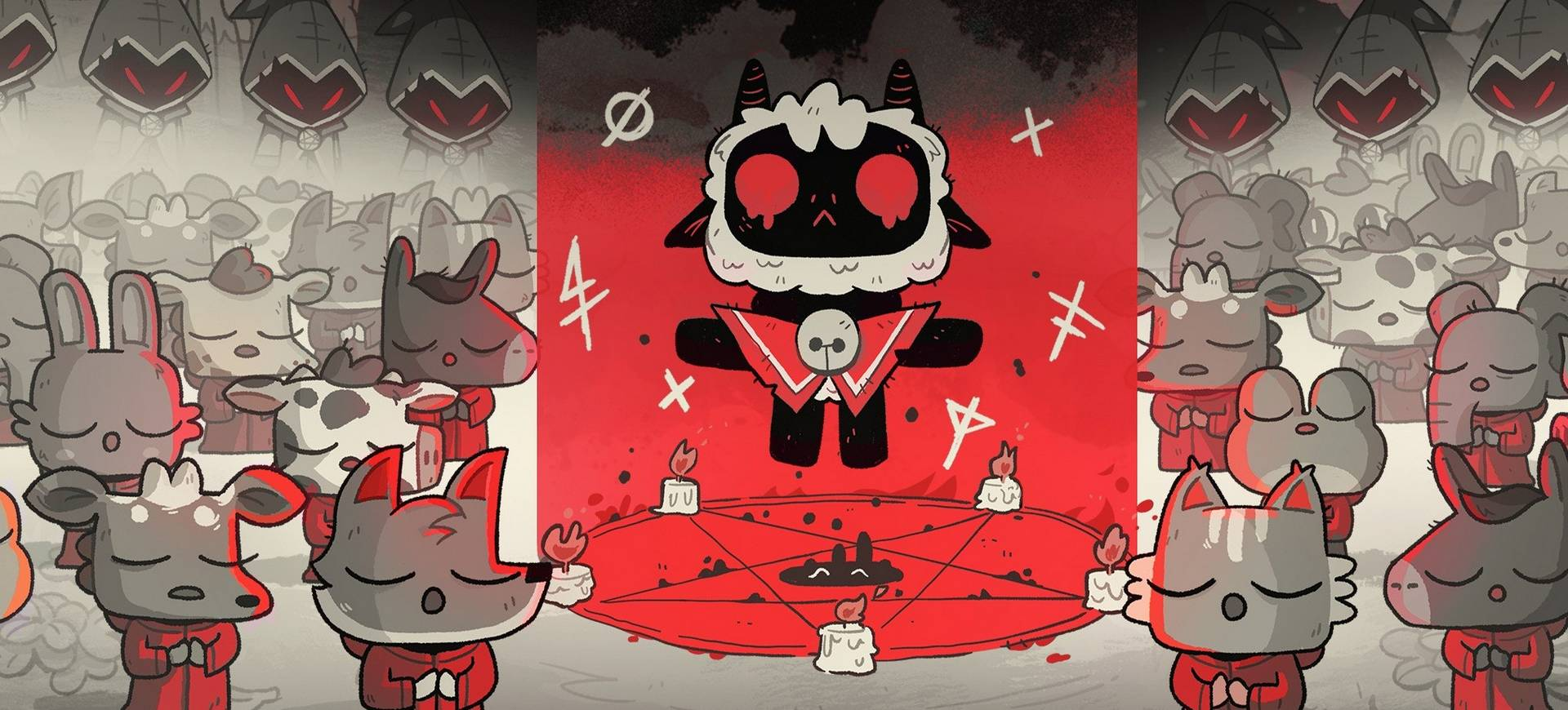 The Lamb trong Cult of the Lamb - Hành trình lột xác huyền bí